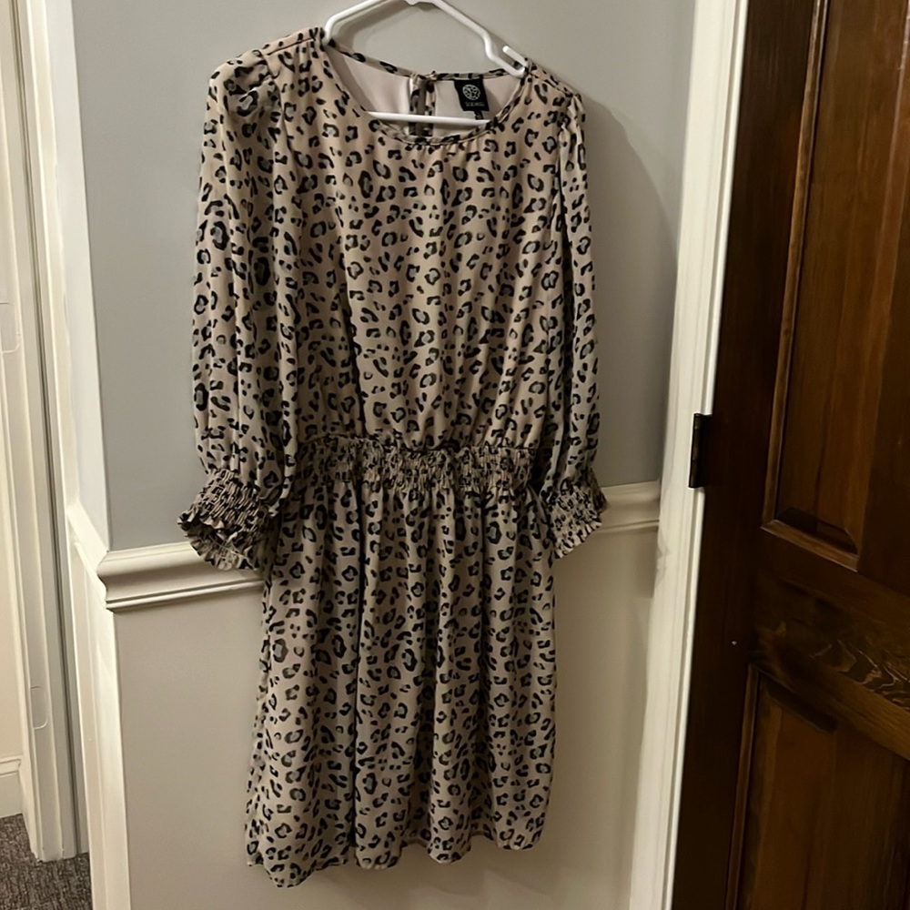 Bobeau animal print dress